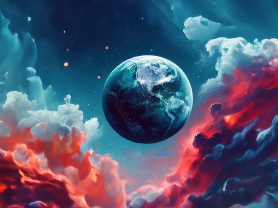 Thơ từ vải Cosmic Canvas: A Fantasy Born of Earth and Nebulae