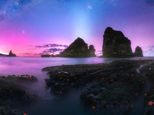 Deslumbrado sob o Céu Estrelado: Um Refúgio Costeiro de Sonho