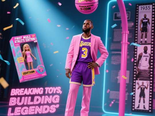 ¡LeBron James, la primera estrella del deporte en tener su propia Barbie! Un hito para la inclusión y la inspiración