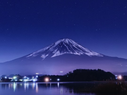 Mount Fuji bei Nacht: Ein magischer Anblick, der Sie verzaubern wird