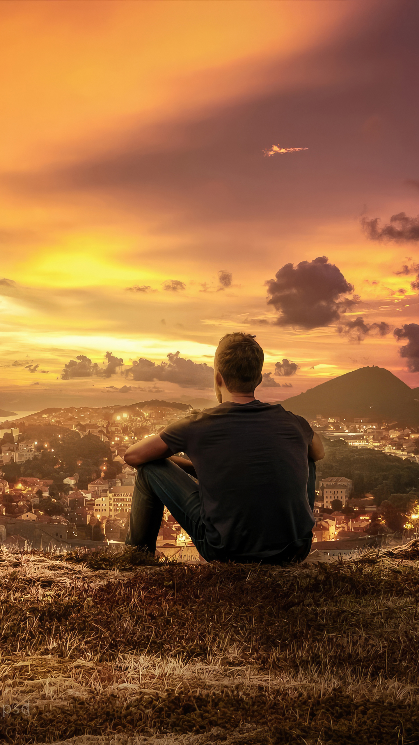 Crepúsculo en la Ciudad: Un Momento de Reflexión y Misterio